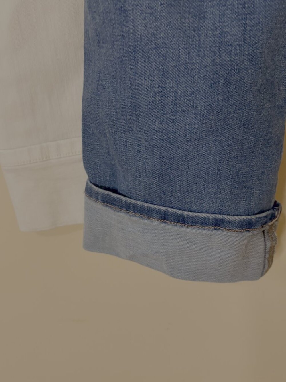 💥SOLD💥Size 8 Set J.Jill Jeans: High-Rise, Straight Leg Ankle Length, Cuffed - Picture 3 of 13